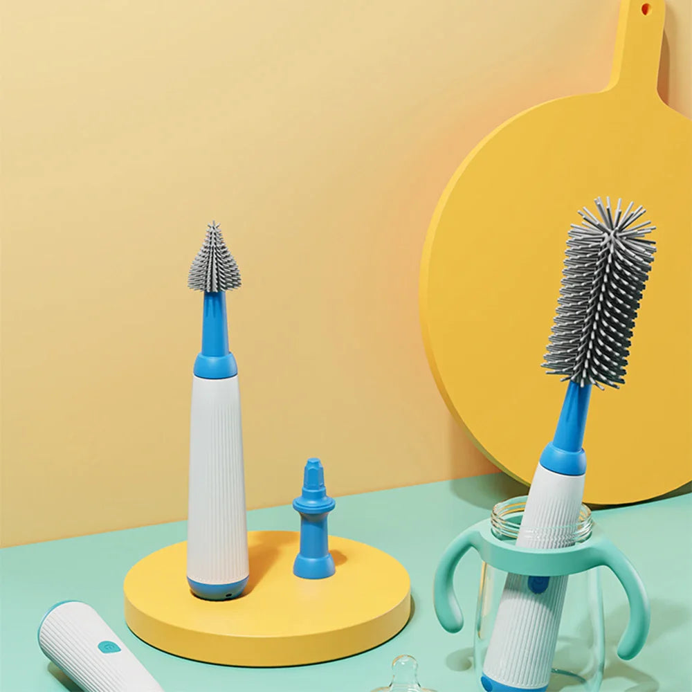 Electric Baby Bottle Brush Set
