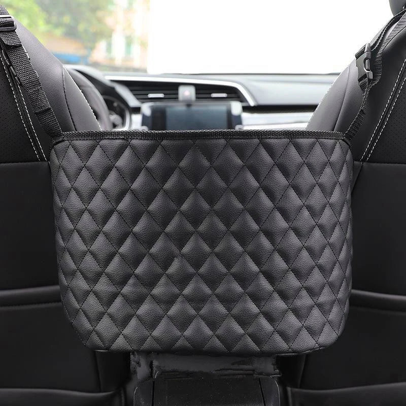 Universal Leather Car Seat Hanger & Organizer