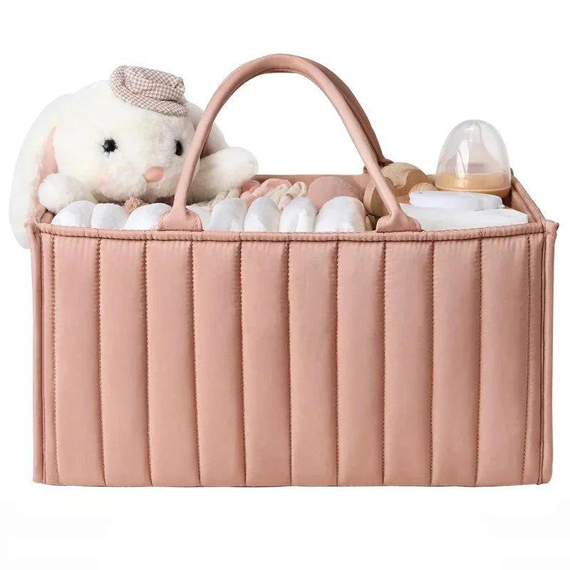 Quilted Padded Diaper Caddy