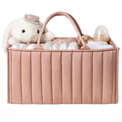 Quilted Padded Diaper Caddy