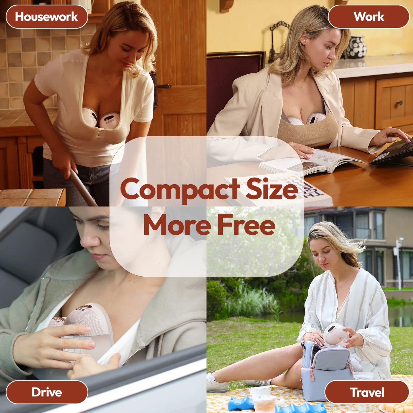 Ultra Air Electric Wearable Breast Pump