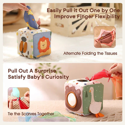 Montessori Toys Magic Tissue Box