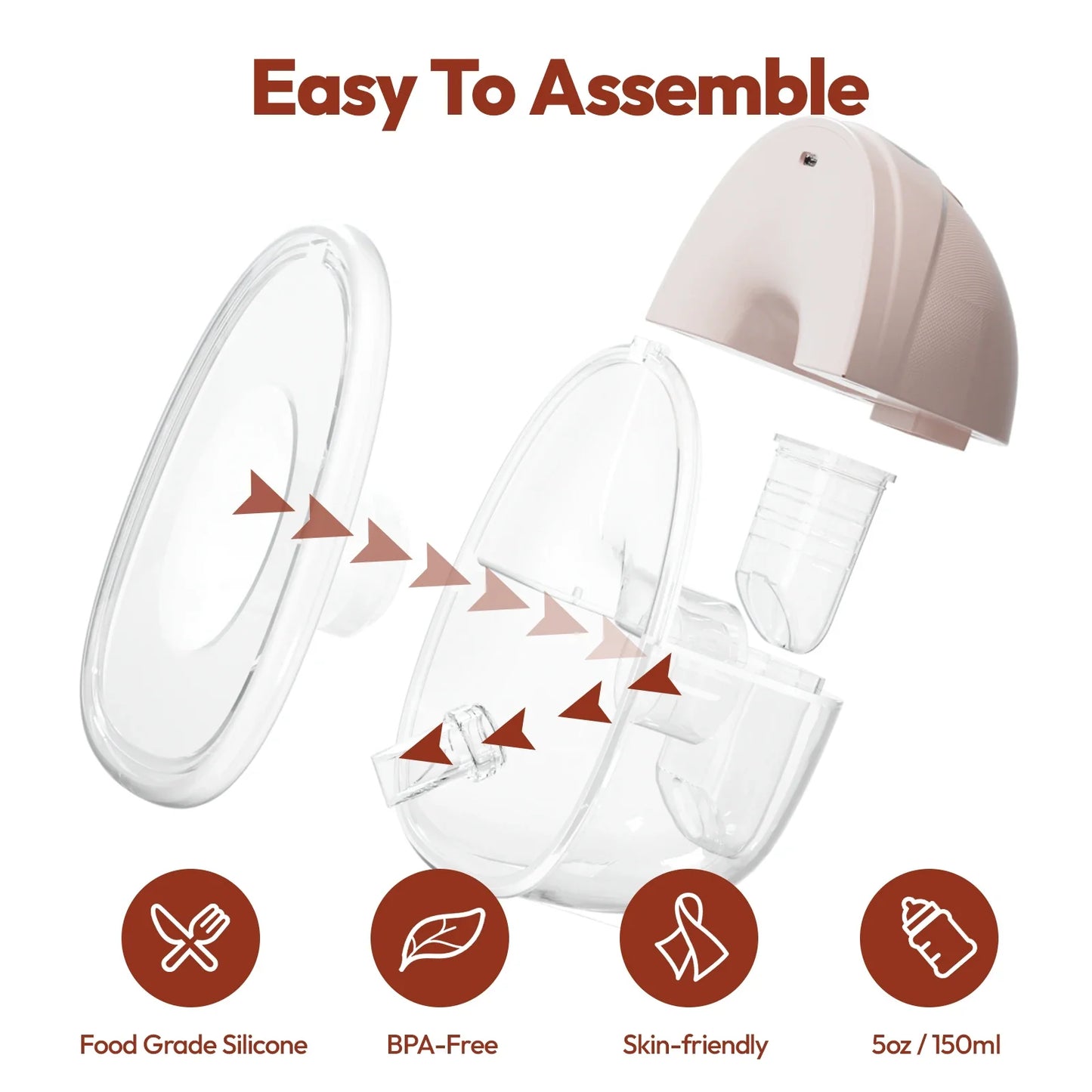 Ultra Air Electric Wearable Breast Pump