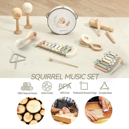 1PC Wooden Montessori Musical Instrument